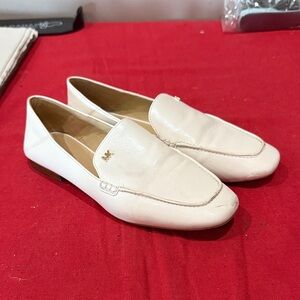 Michael Kors White Loafers